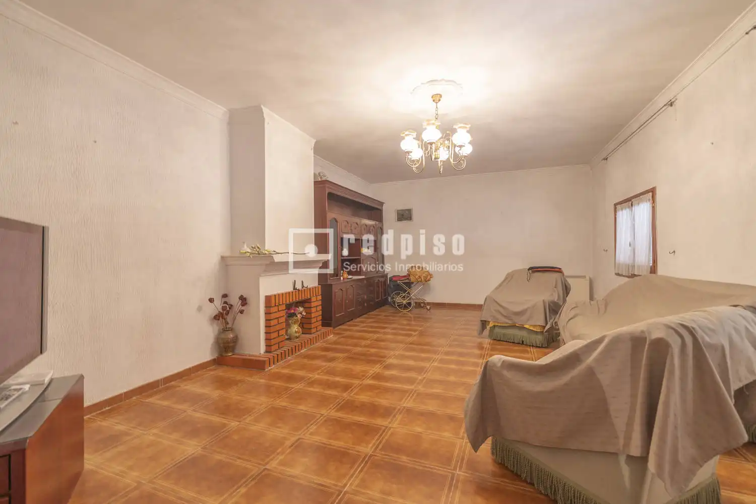 Sala de estar de Casa o chalet en venta en Noblejas con Calefacción, Jardín privado y Trastero