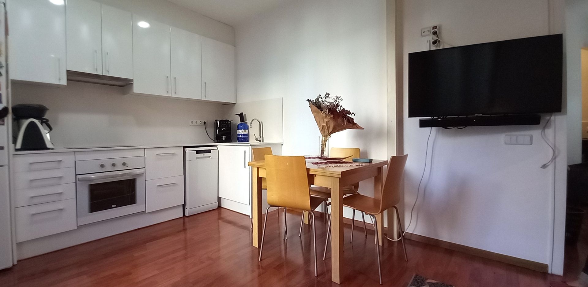 Kitchen of Flat for sale in  Barcelona Capital  with Parquet flooring and Balcony