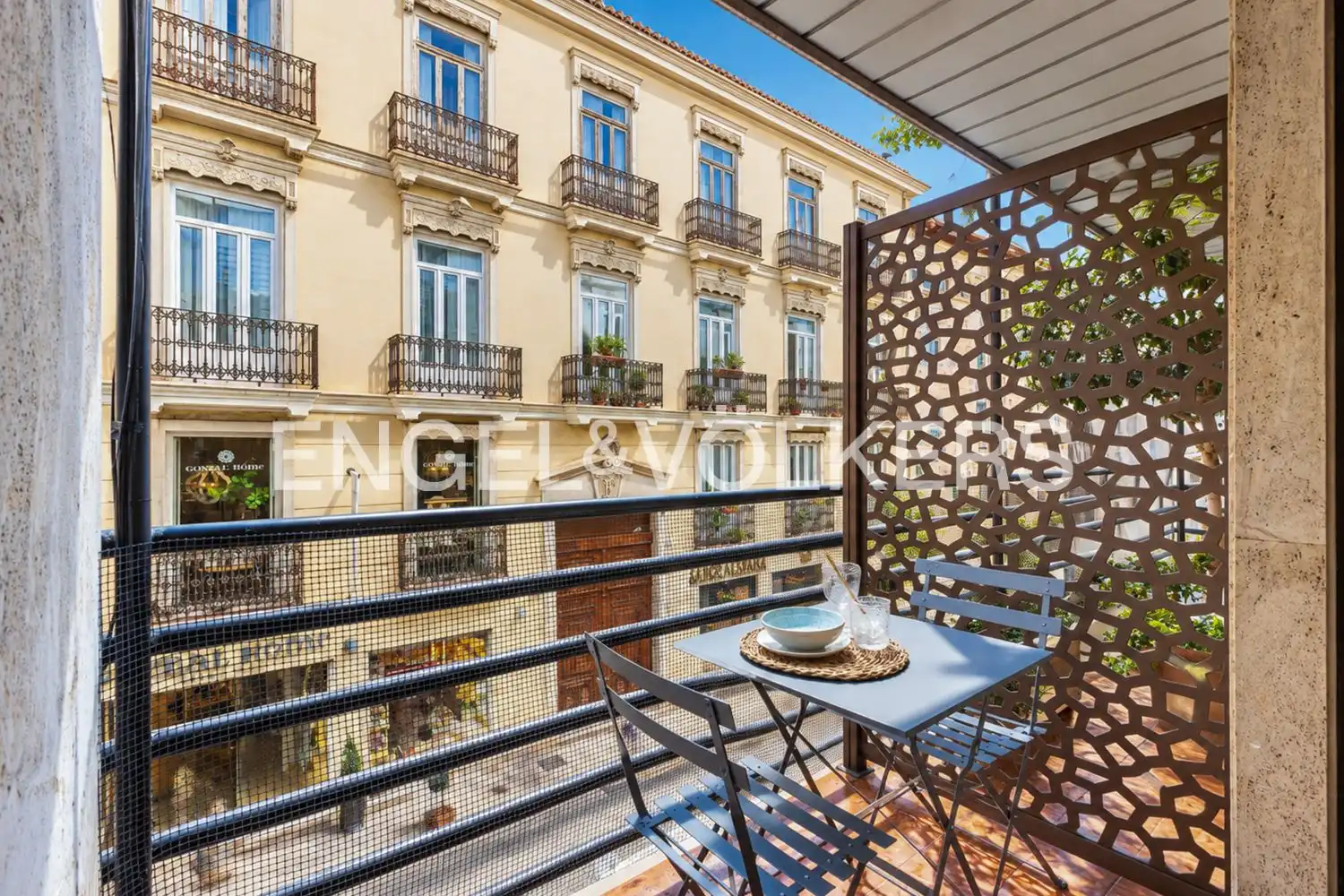 Balcony of Flat for rent in Valencia  with Air Conditioner, Heating and Parquet flooring