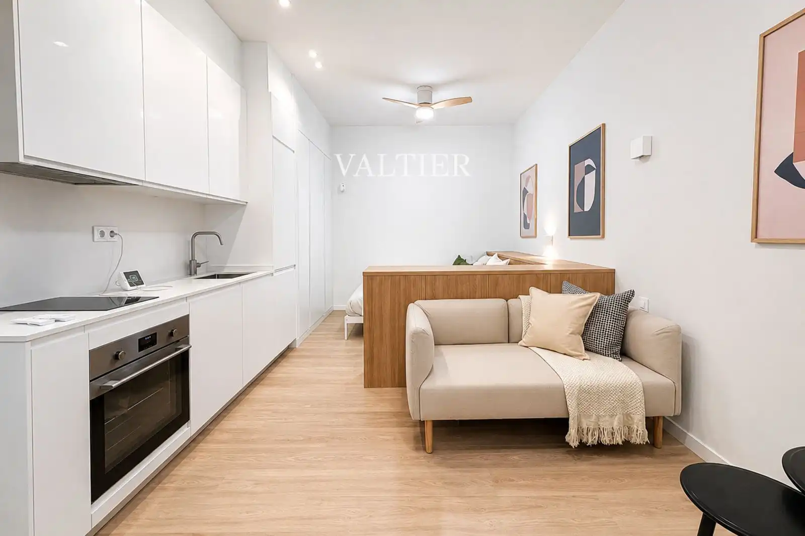 Schlafzimmer von Wohnung zur Miete in Madrid mit Möbliert