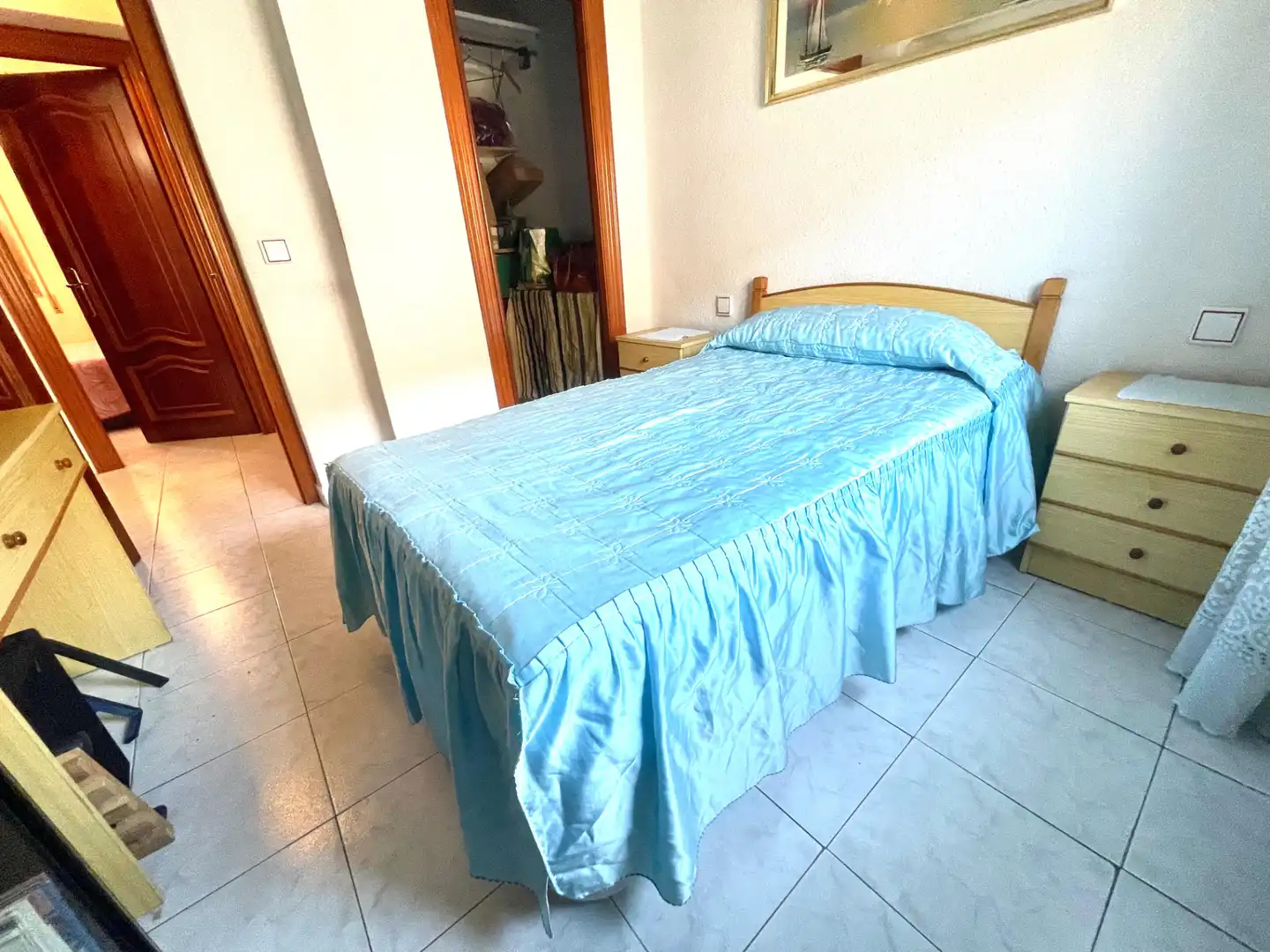 Bedroom of Flat for sale in Madrid  with Terrace