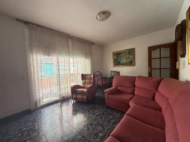 Sala d'estar de Pis en venda en Premià de Mar amb Terrassa, Moblat i Forn