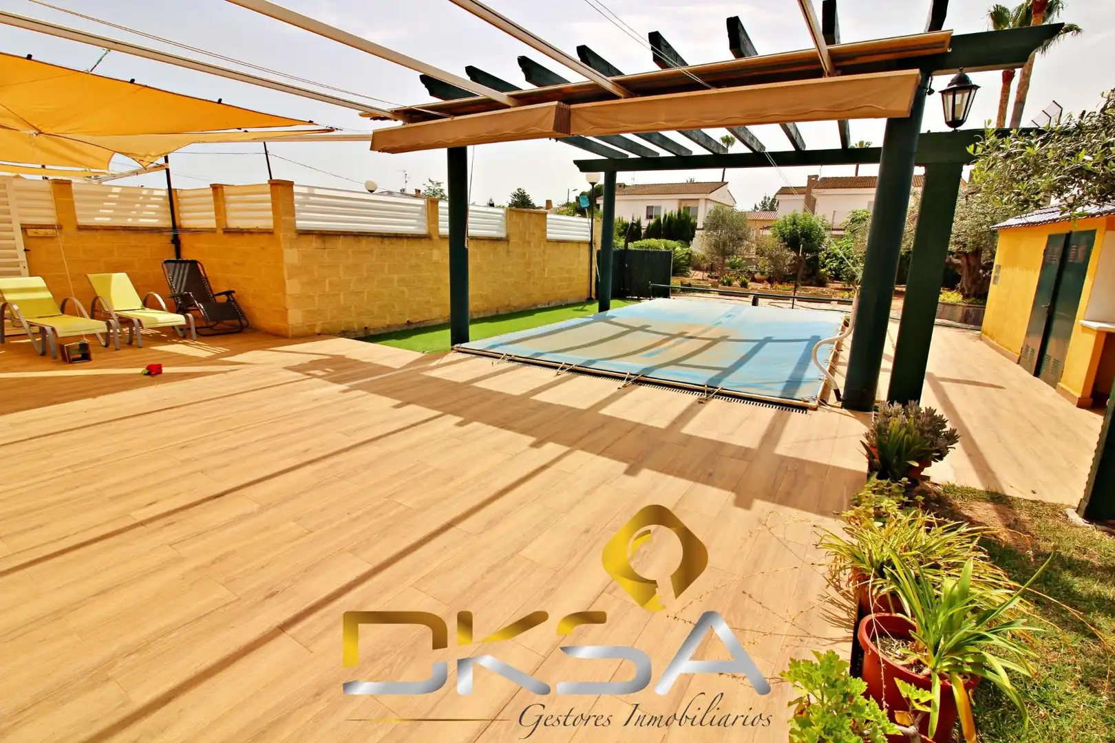 Terrace of Houses for sale in Castellón de la Plana / Castelló de la Plana  with Air Conditioner, Heating and Private garden