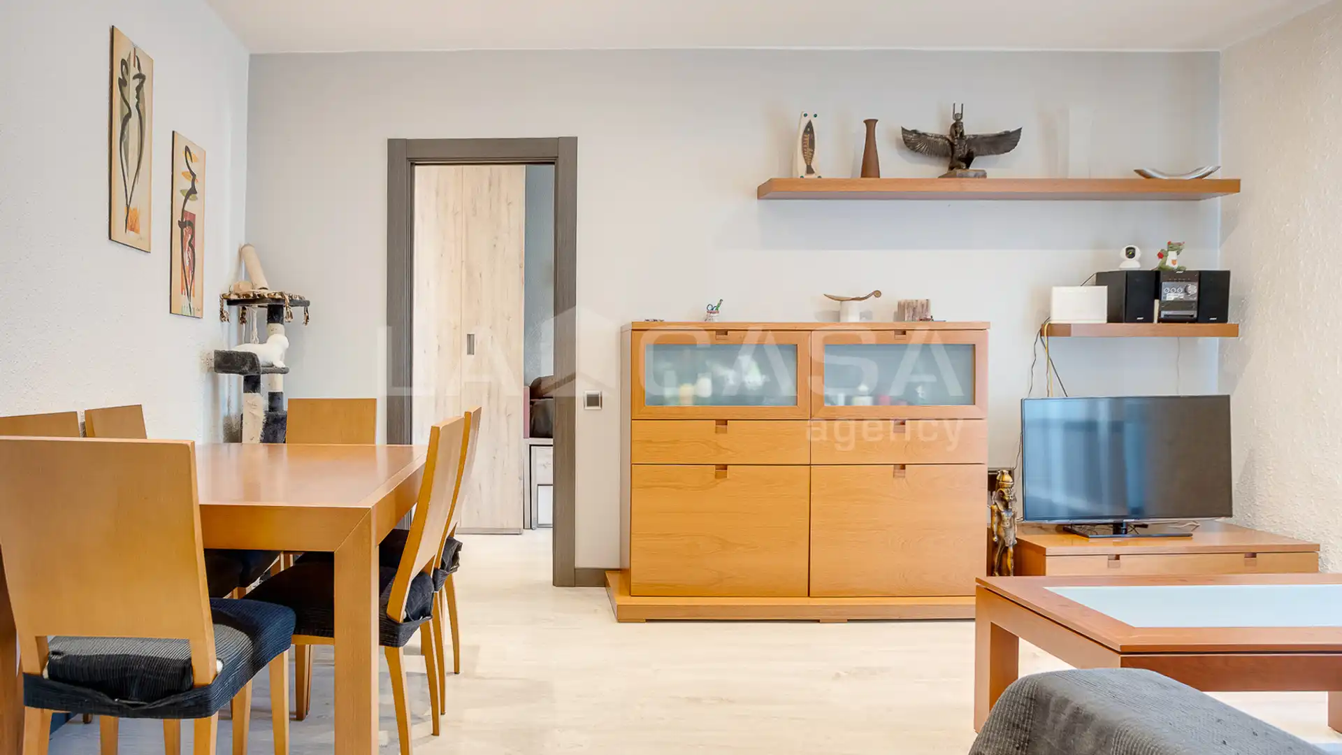 Dining room of Flat for sale in  Barcelona Capital  with Heating and Balcony