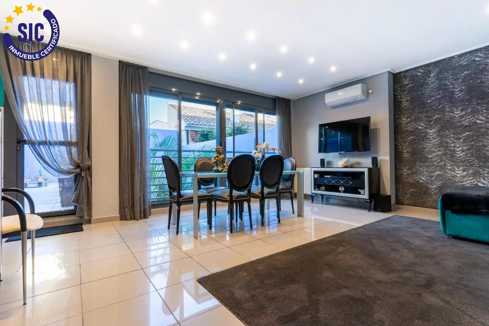 Dining room of Houses for sale in Alaquàs  with Air Conditioner, Heating and Terrace