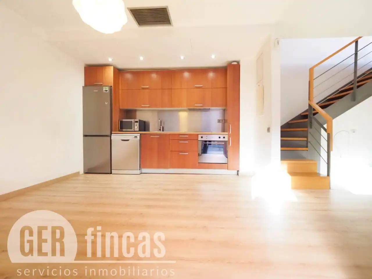 Küche von Maisonette zum Verkauf in Terrassa mit Klimaanlage, Heizung und Parkett