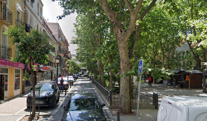 Exterior view of Flat for sale in  Madrid Capital  with Terrace