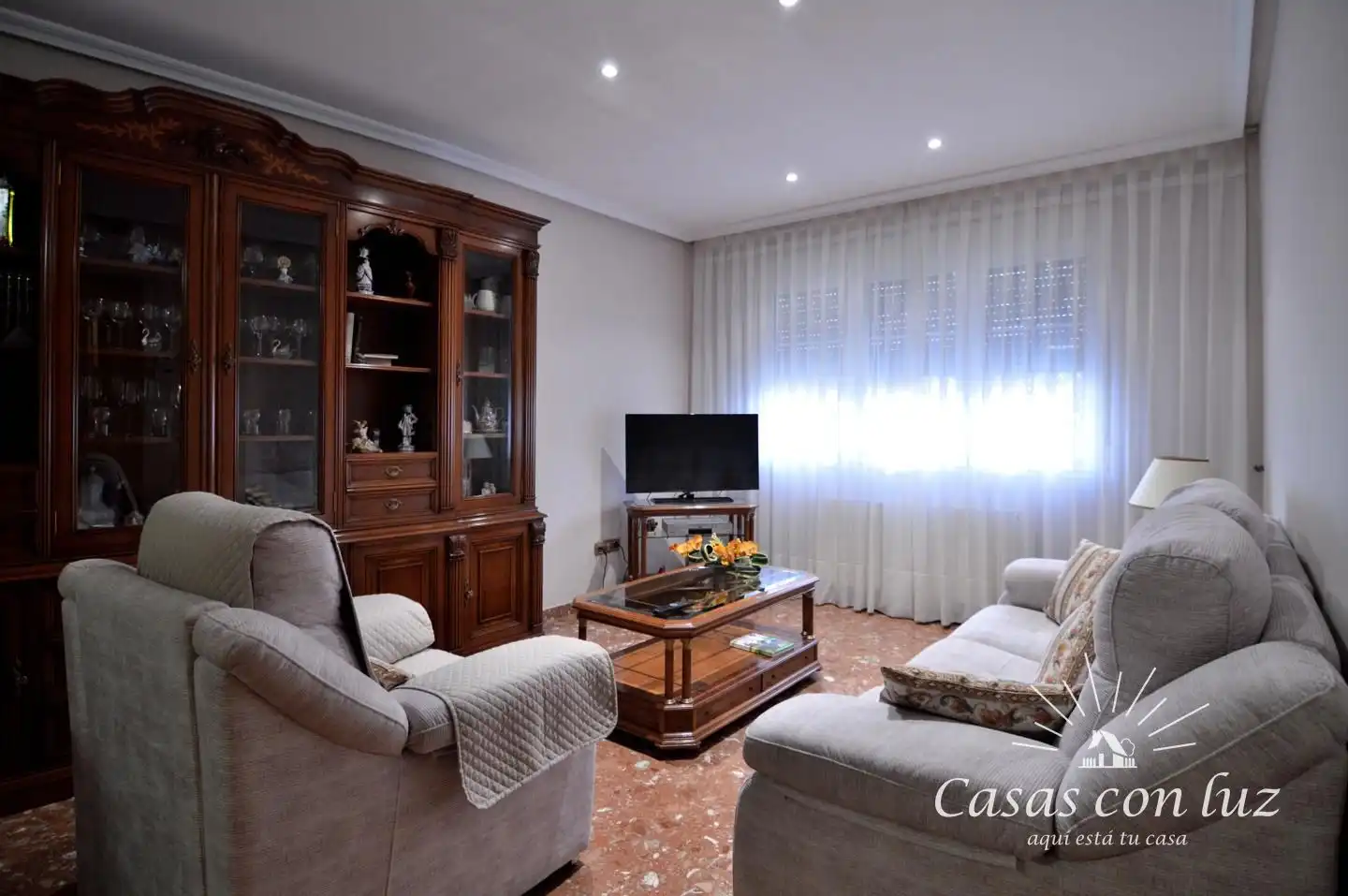 Sala d'estar de Casa adosada en venda en Barrios rurales del oeste
