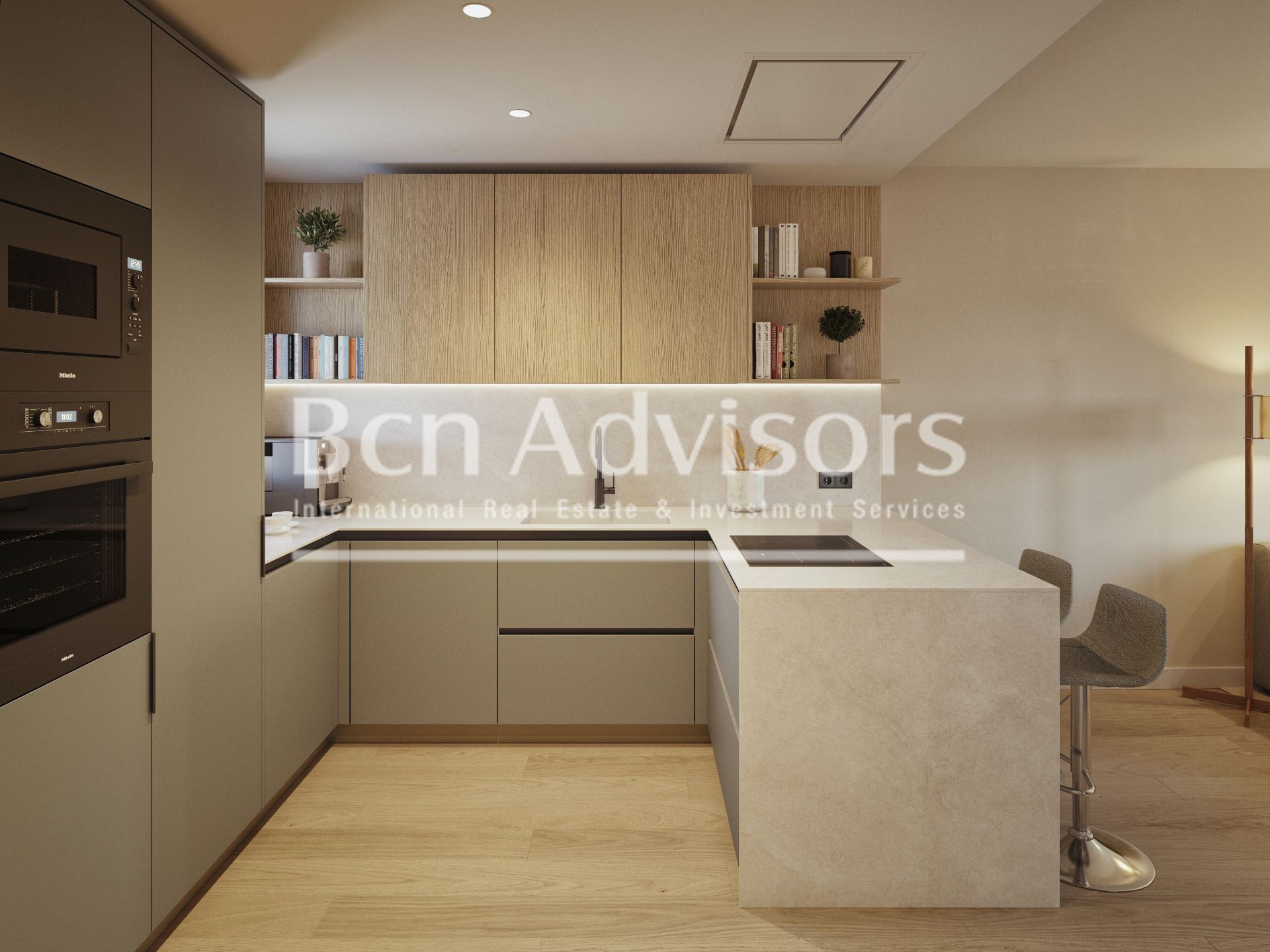 Cuina de Pis en venda en  Barcelona Capital amb Aire condicionat, Calefacció i Parquet