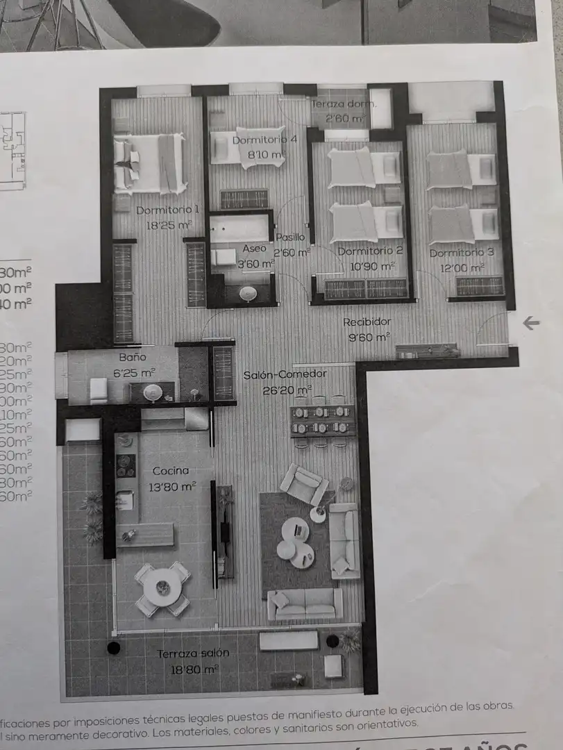 Wohnung zum Verkauf in Monzón mit Klimaanlage, Heizung und Terrasse