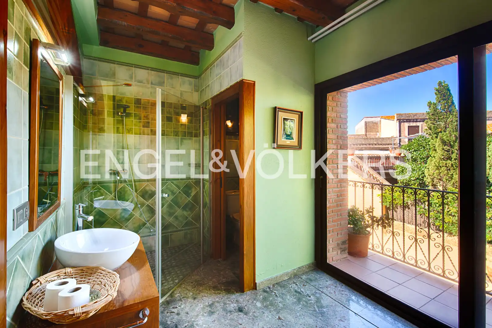 Baño de Casa o chalet en venta en Espolla con Aire acondicionado, Jardín privado y Terraza