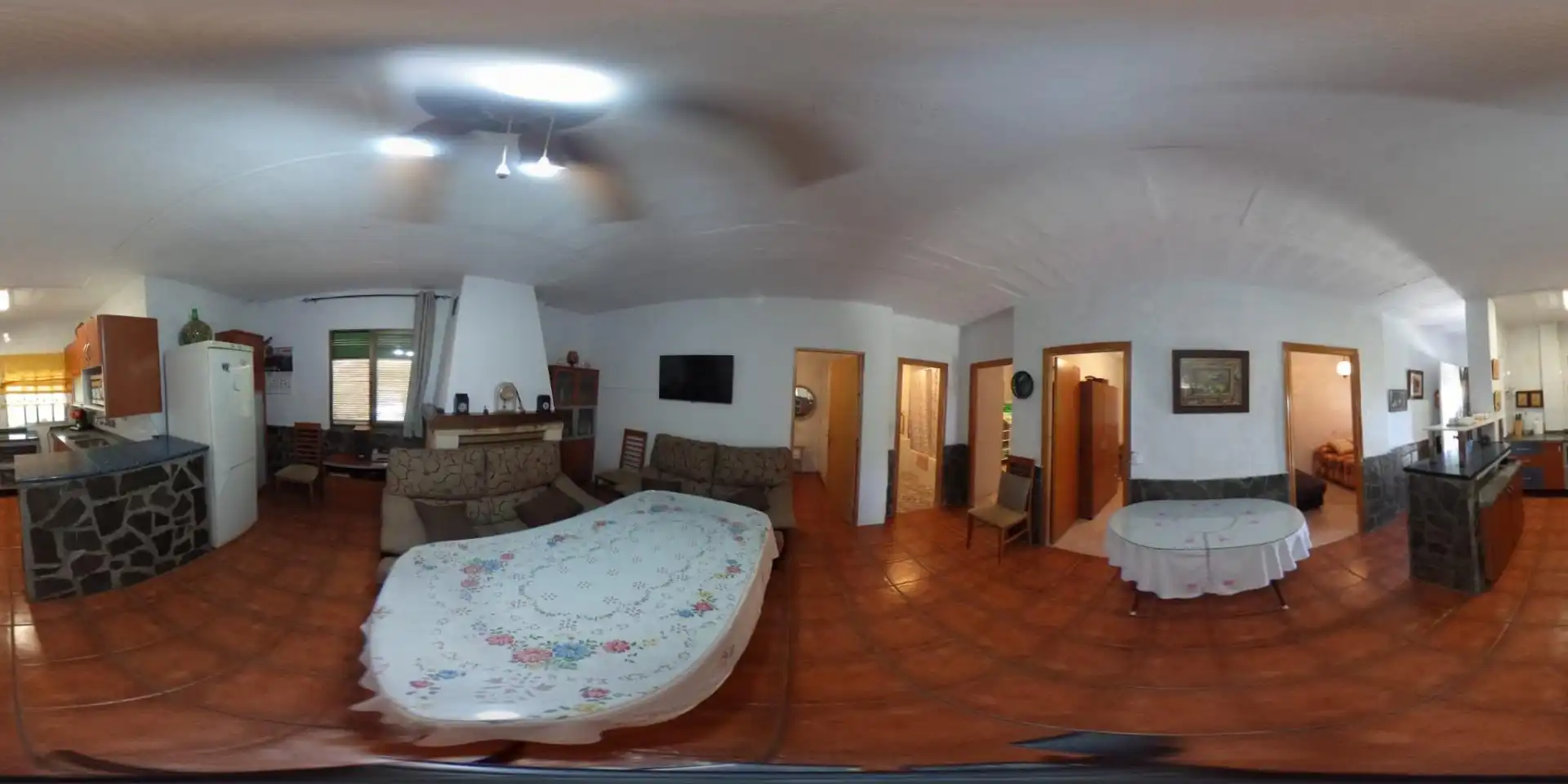 Wohnzimmer von Country house zum Verkauf in Cogollos de la Vega mit Schwimmbad und Möbliert