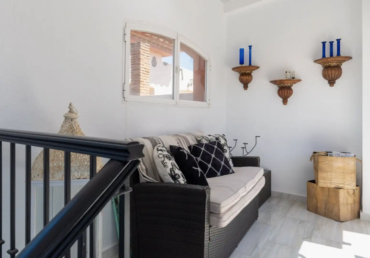 Balcony of Detached homes for sale in Estepona  with Air Conditioner, Heating and Terrace