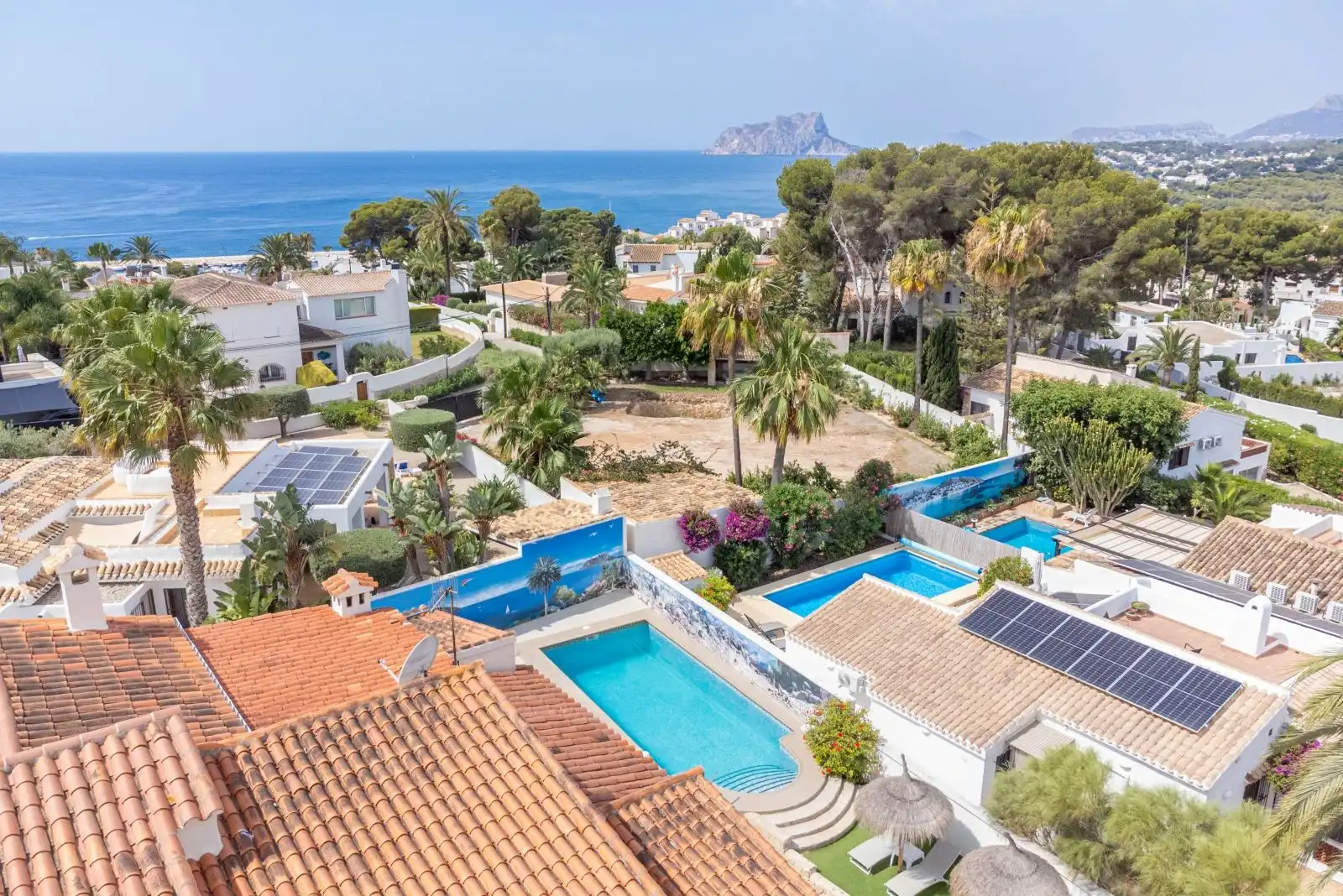 Vista exterior de Casa o chalet en venta en Moraira con Aire acondicionado, Calefacción y Terraza