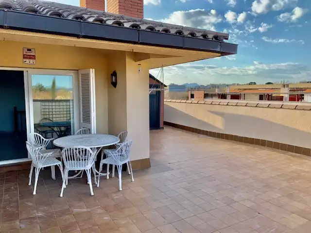 Terrasse von Dachboden zur Miete in Sant Cugat del Vallès mit Klimaanlage, Heizung und Terrasse
