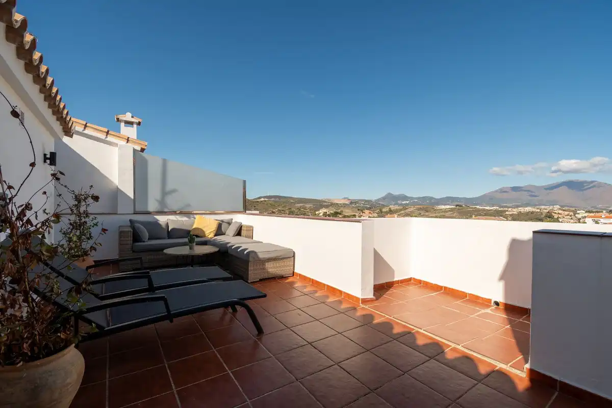 Terrassa de Casa adosada en venda en Manilva amb Aire condicionat, Terrassa i Piscina comunitària