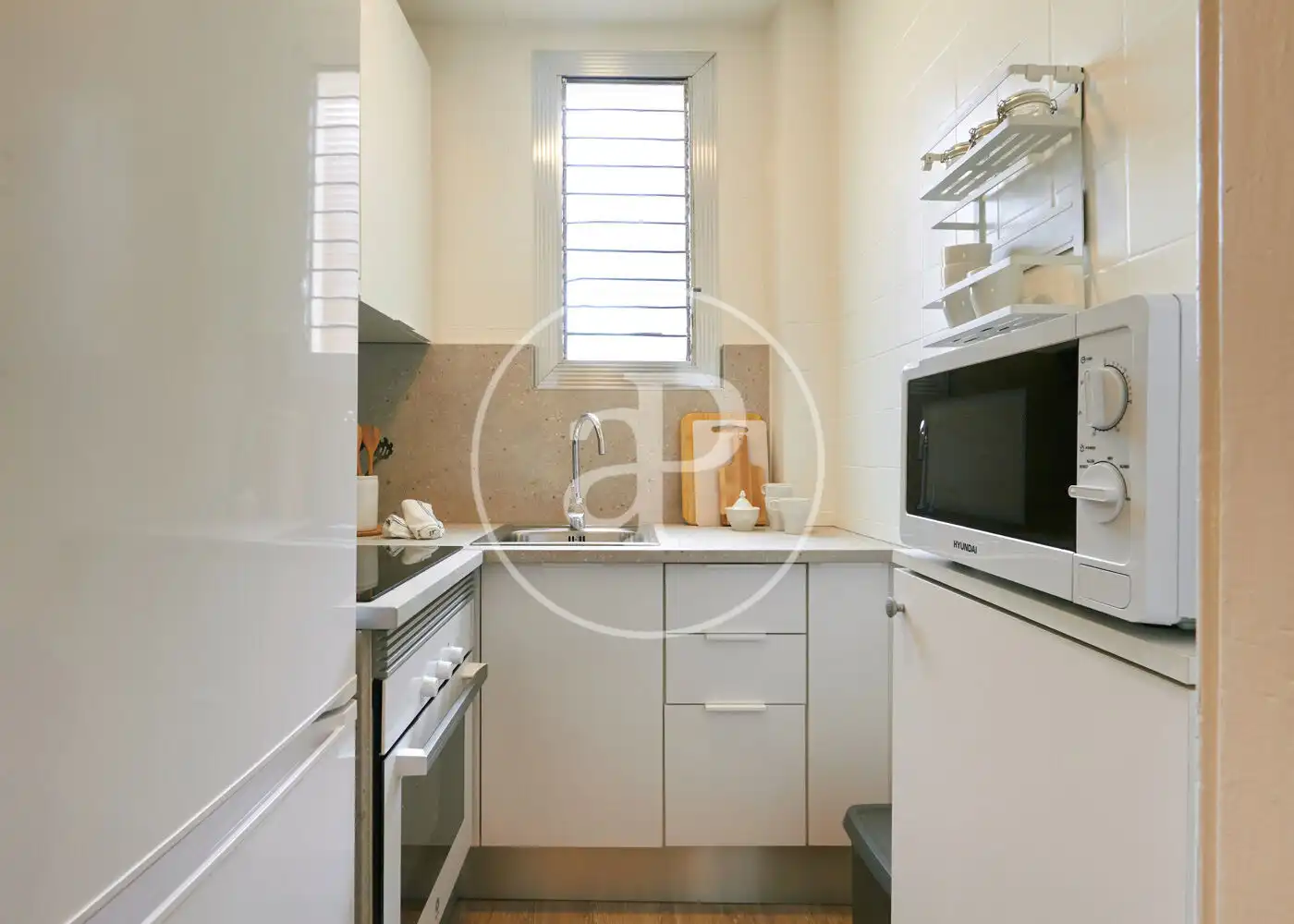 Cocina de Piso en venta en Barcelona con Calefacción, Terraza y Amueblado