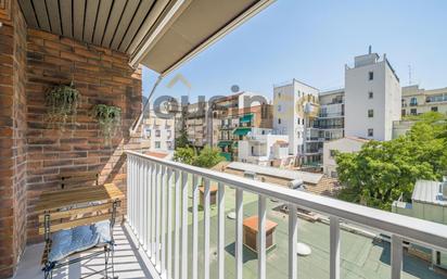 Balcony of Flat for sale in  Madrid Capital  with Air Conditioner, Heating and Terrace