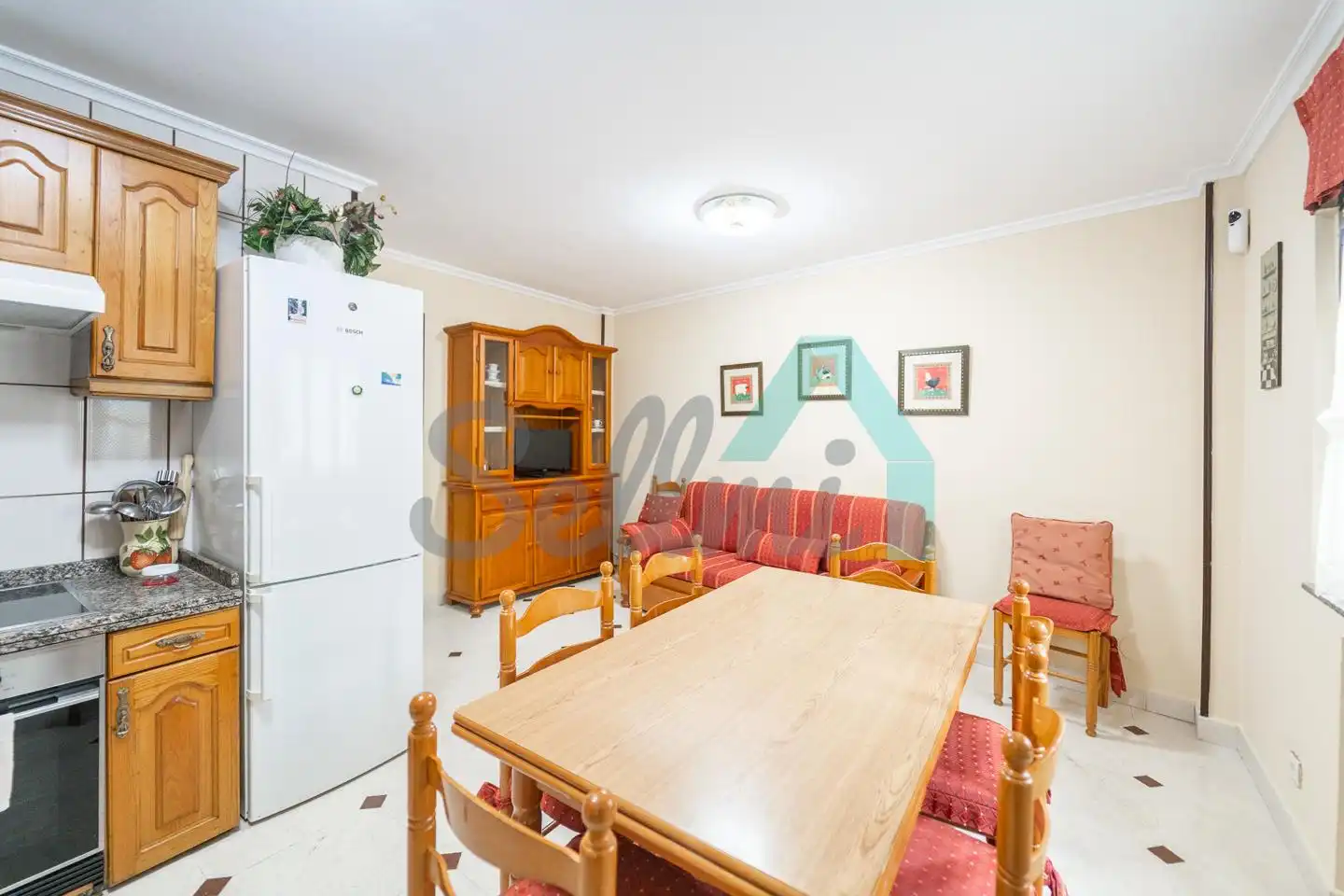 Cocina de Planta baja en venta en Aller con Calefacción, Trastero y Amueblado