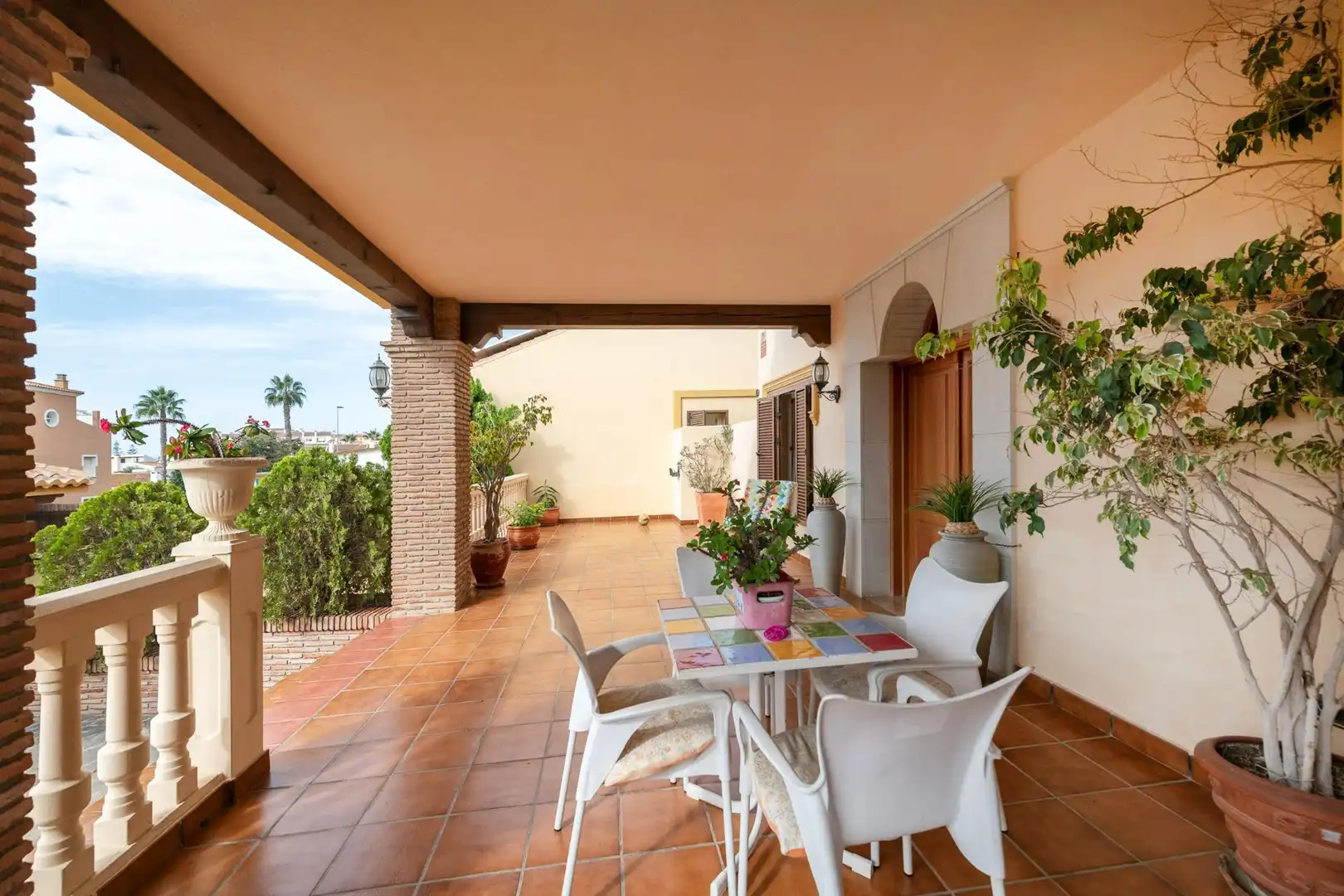 Terrassa de Casa o xalet en venda en Rincón de la Victoria amb Aire condicionat, Jardí privat i Terrassa