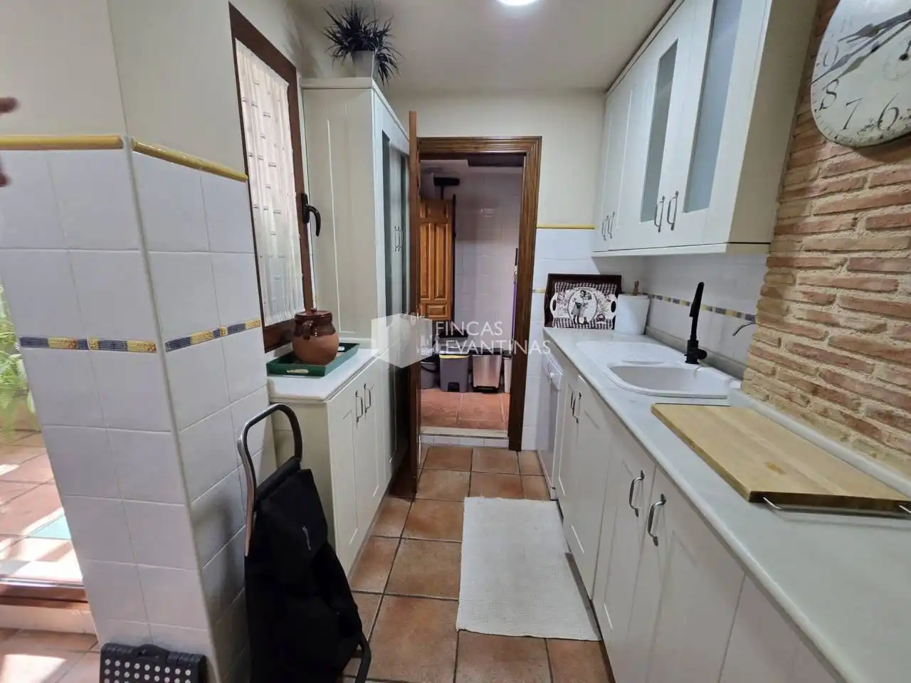 Cocina de Casa o chalet en venta en San Vicente del Raspeig / Sant Vicent del Raspeig con Terraza y Amueblado