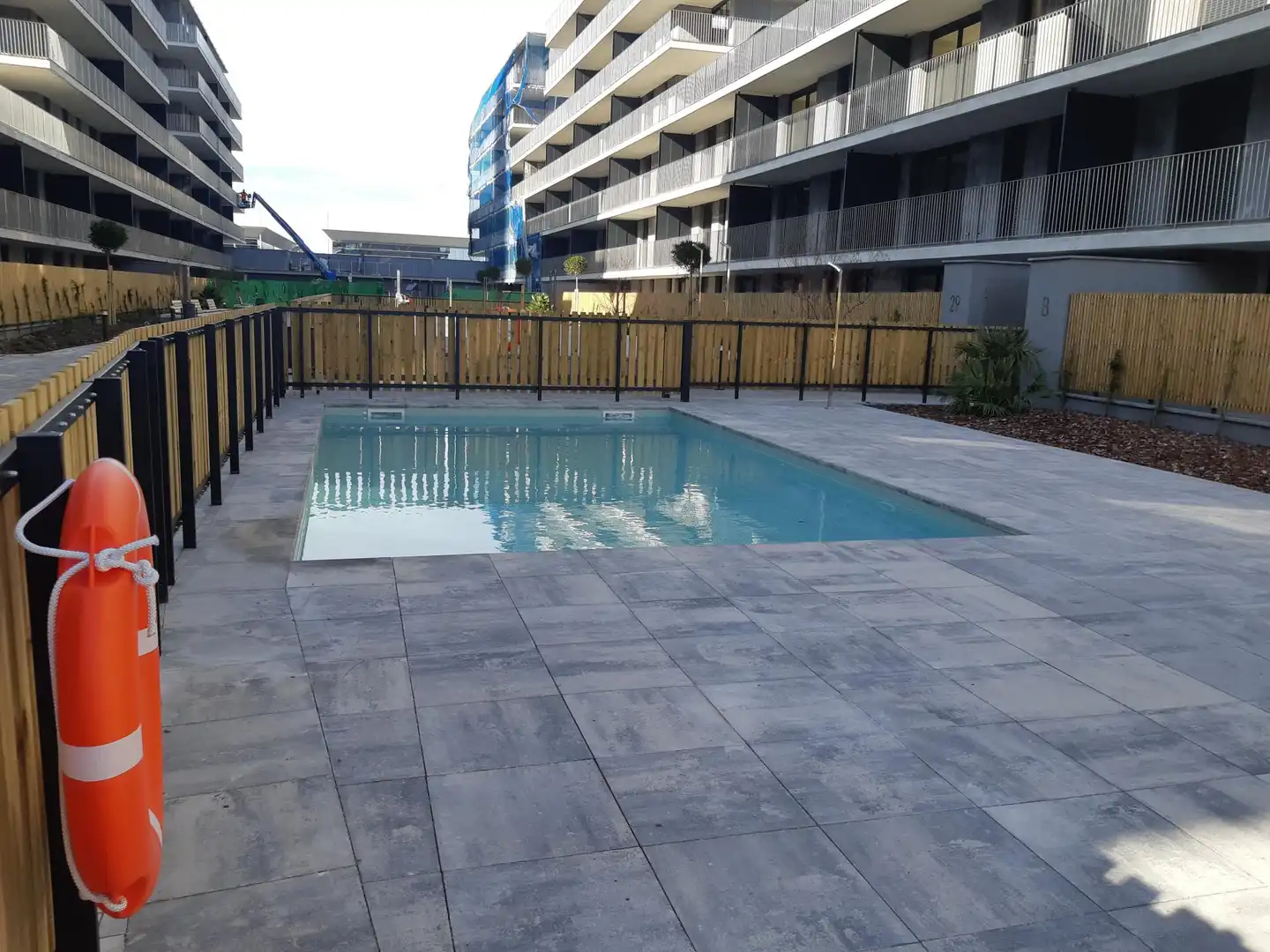 Piscina de Piso de alquiler en Badalona con Calefacción, Jardín privado y Terraza