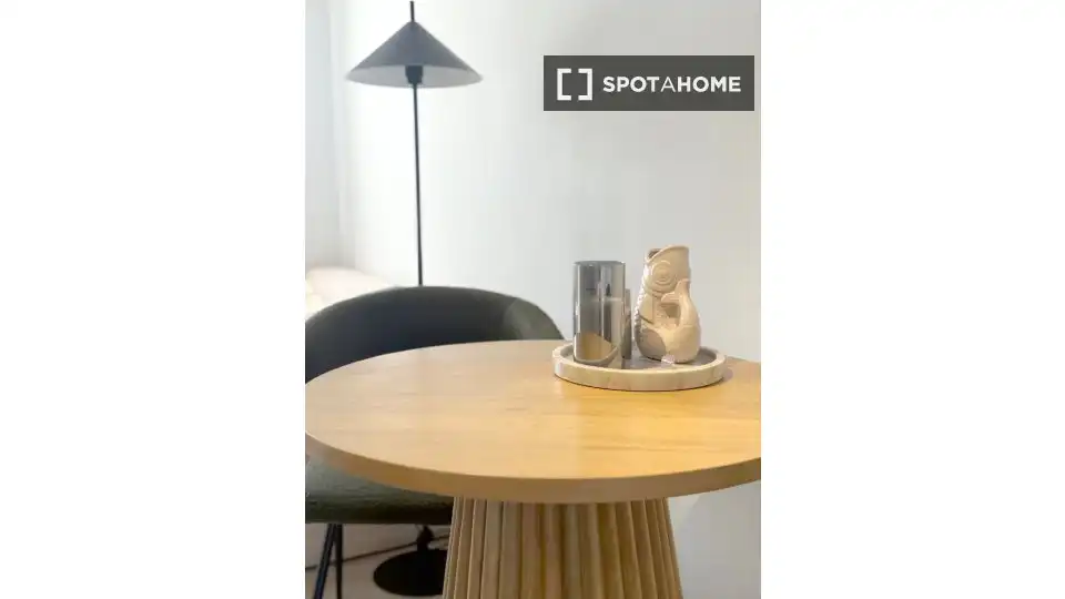 Vista exterior de Estudio para compartir en  Palma de Mallorca con Aire acondicionado, Terraza y Amueblado