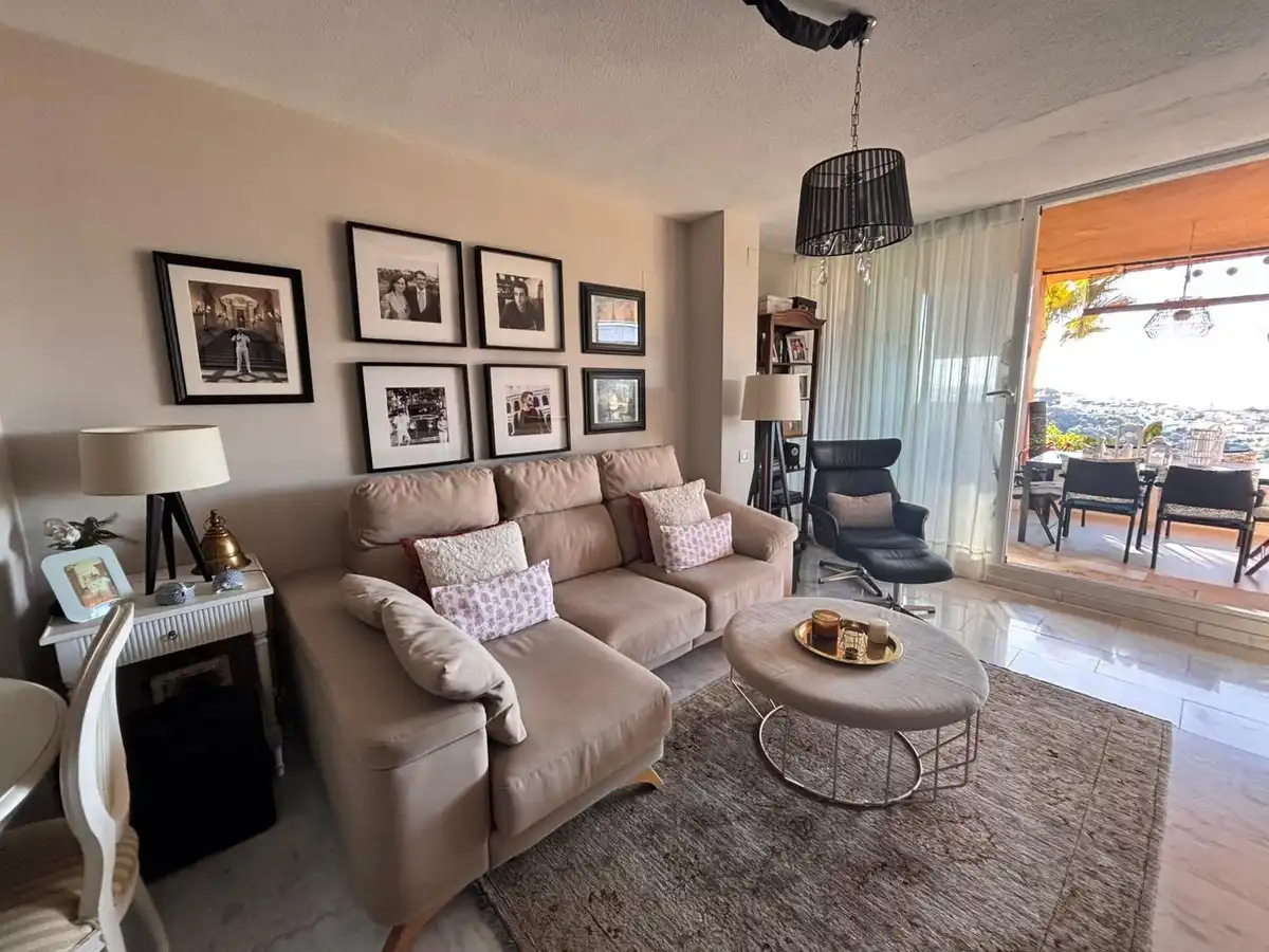 Sala de estar de Apartamento en venta en Marbella