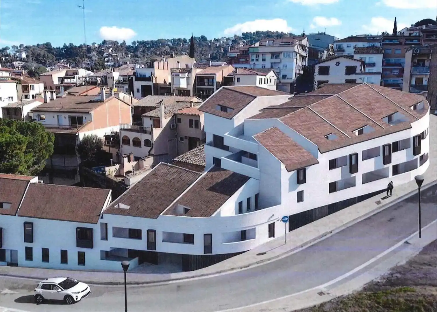 Vista exterior de Dúplex en venta en Castellví de Rosanes con Calefacción y Terraza