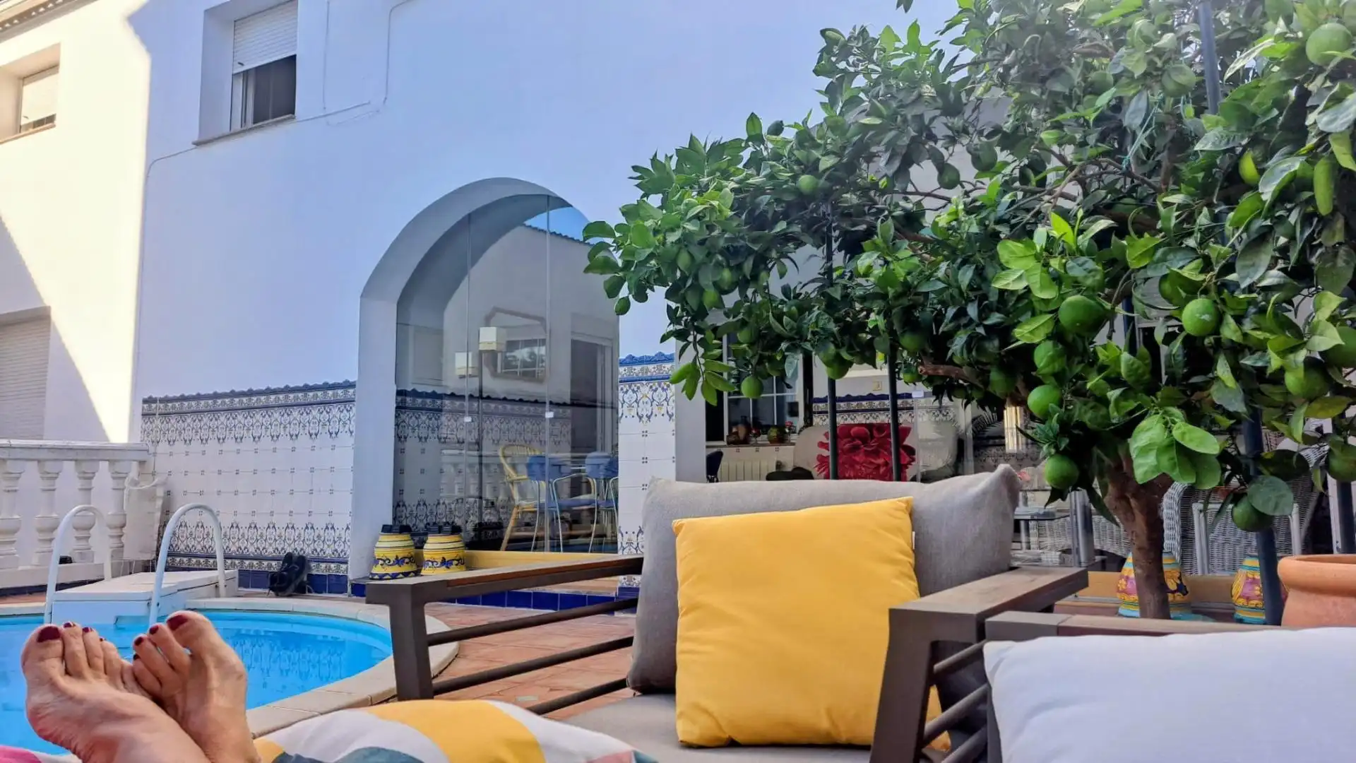 Jardín de Casa o chalet en venta en Salvatierra de los Barros con Aire acondicionado, Terraza y Trastero