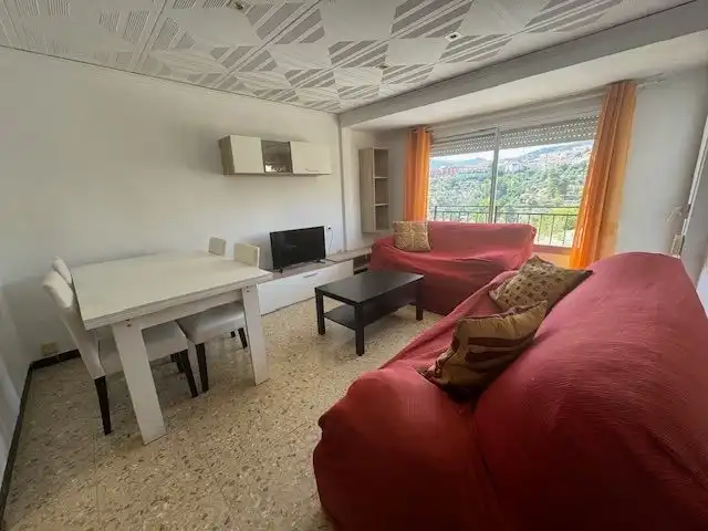 Sala de estar de Piso de alquiler en Alcoy / Alcoi con Calefacción, Terraza y Amueblado