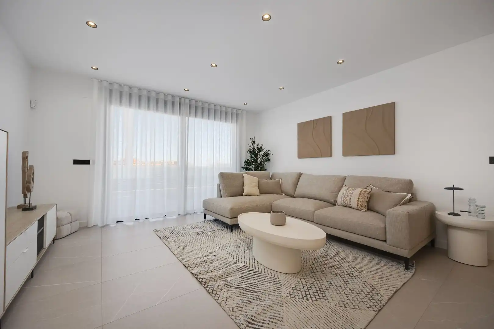 Sala de estar de Casa o chalet en venta en Torrevieja con Aire acondicionado, Terraza y Trastero