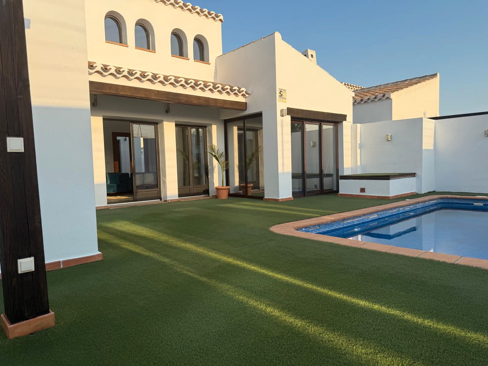 Terrassa de Casa o xalet en venda en  Murcia Capital amb Aire condicionat, Jardí privat i Piscina