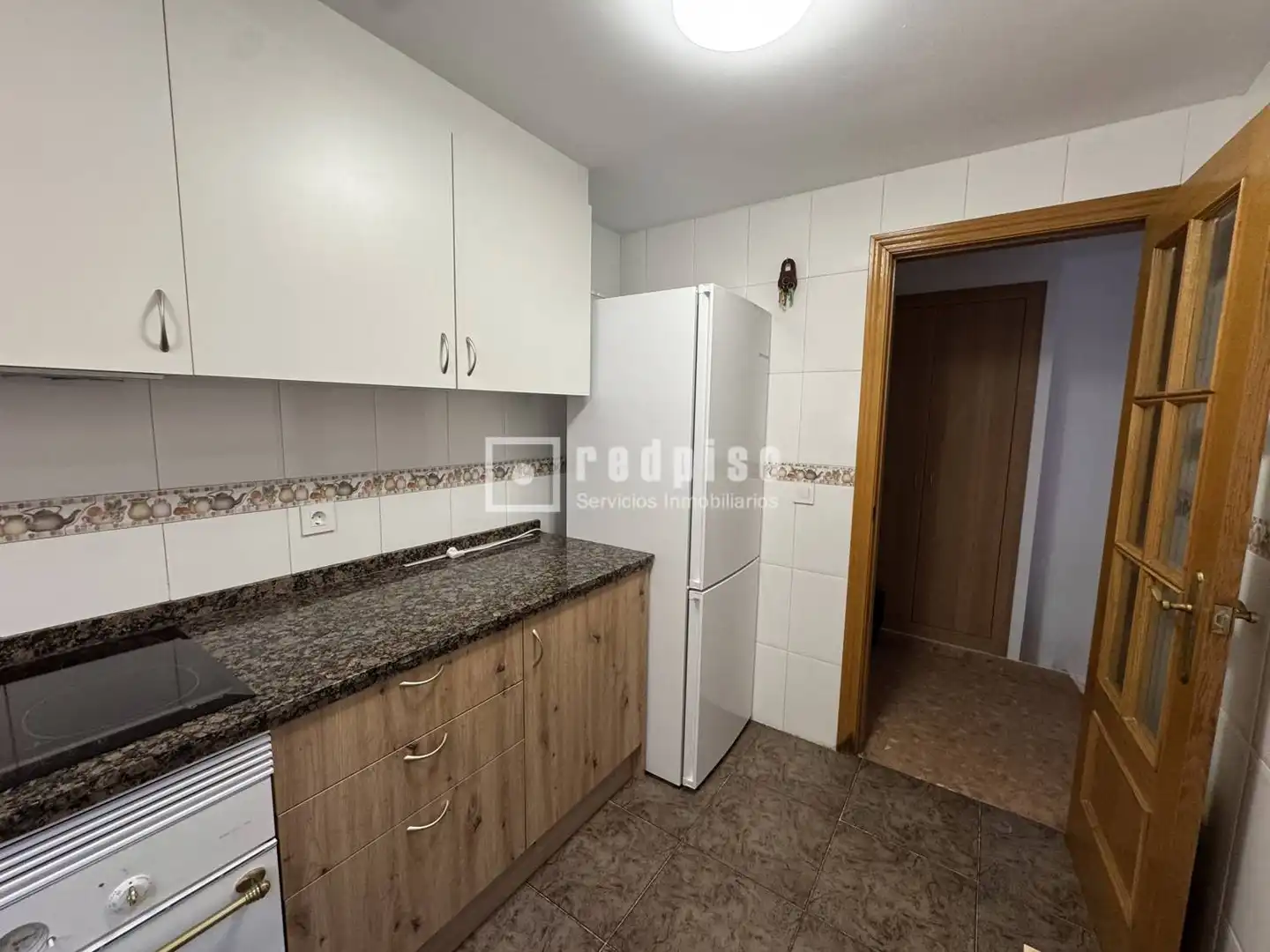 Kitchen of Flat for rent in Valencia  with Air Conditioner, Heating and Private garden