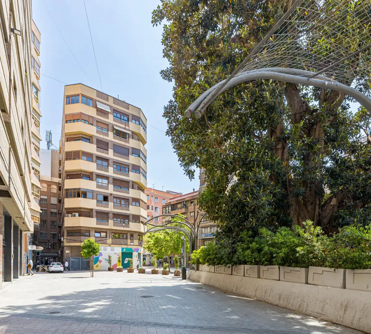 Vista exterior de Piso en venta en Murcia con Aire acondicionado, Parquet y Trastero