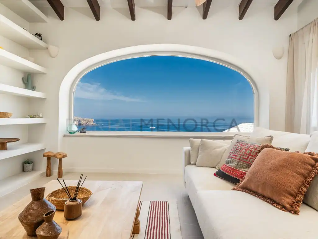 Sala d'estar de Casa o xalet en venda en Ciutadella de Menorca amb Piscina