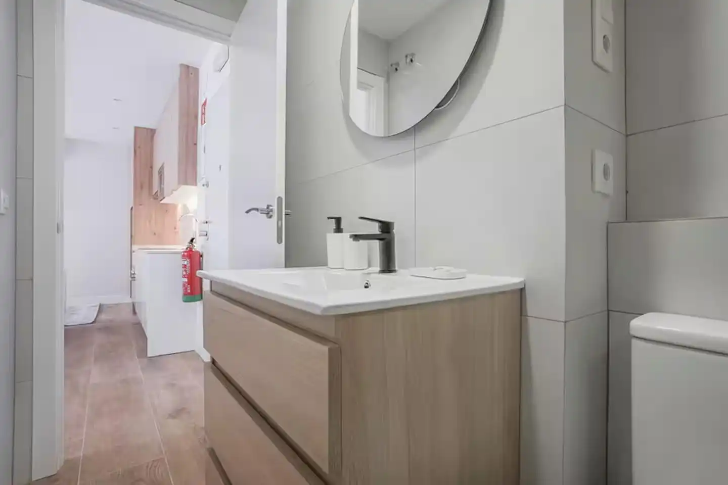 Badezimmer von Wohnung zum Verkauf in Madrid mit Heizung