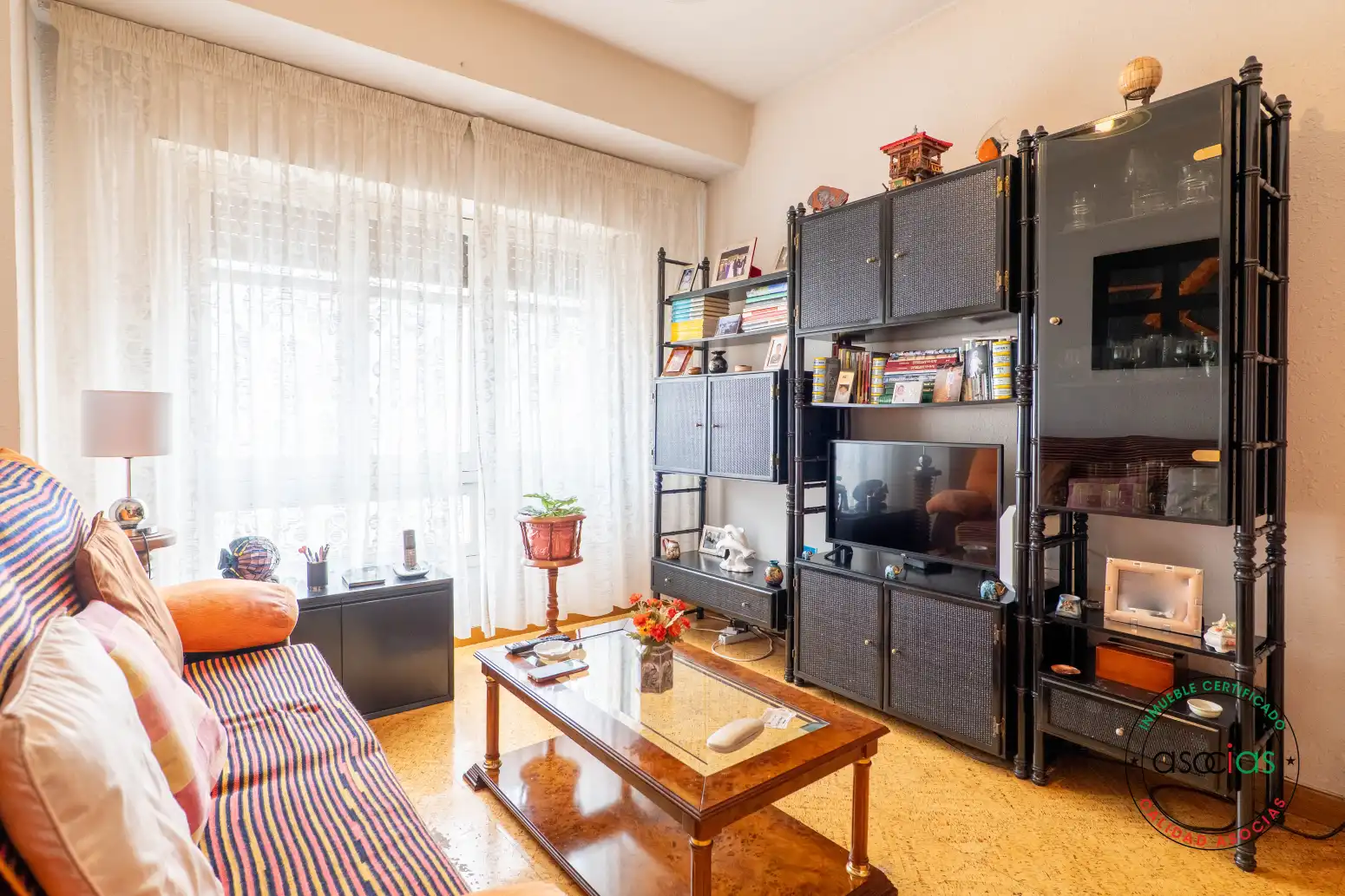 Sala de estar de Piso en venta en Gijón 