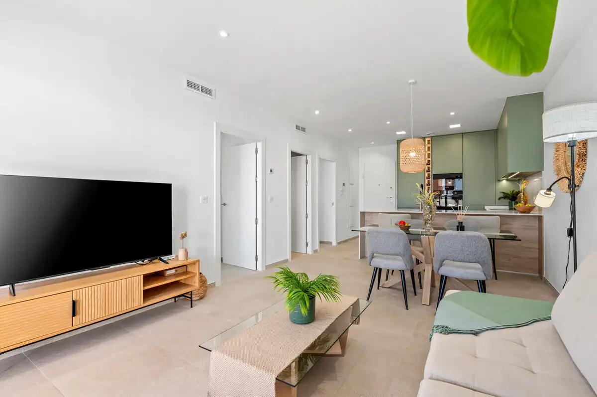 Sala de estar de Apartamento en venta en Los Alcázares