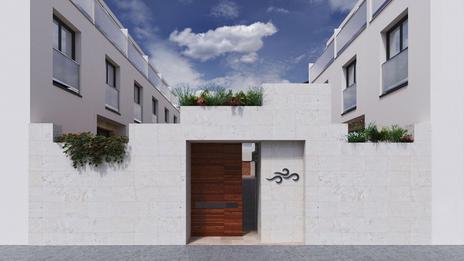 Vista exterior de Garaje en venta en Gijón 