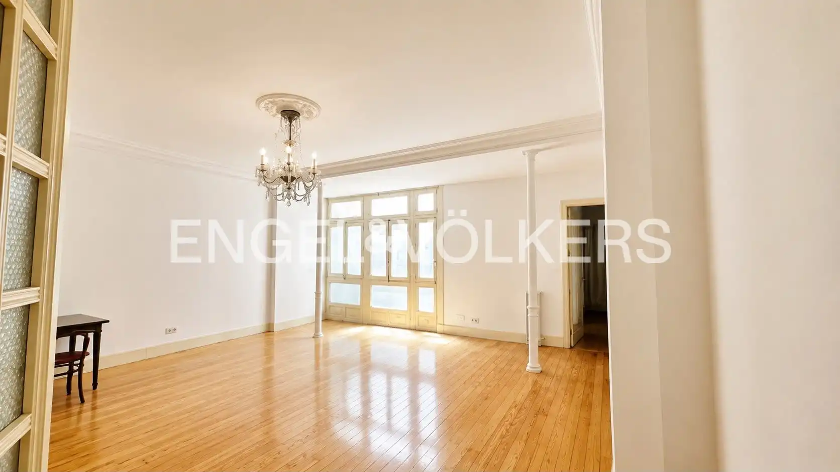 Comedor de Apartamento de alquiler en Madrid con Aire acondicionado, Calefacción y Terraza