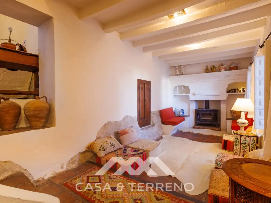 Sala de estar de Casa o chalet en venta en Comares con Aire acondicionado, Jardín privado y Terraza