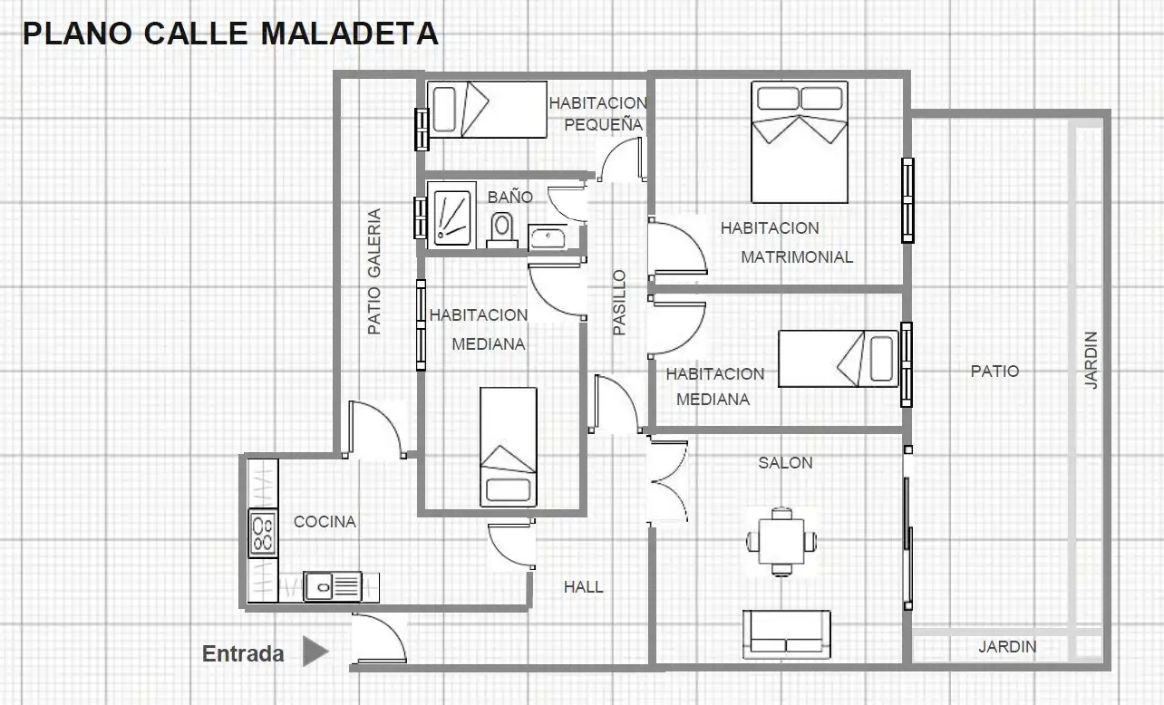 Piso en venta en Barcelona con Jardín privado