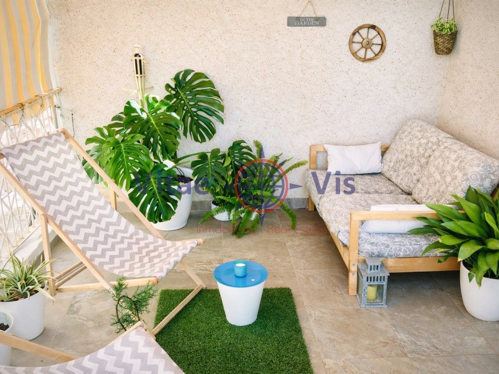 Terrasse von Dachboden zum Verkauf in Alicante / Alacant mit Klimaanlage und Terrasse