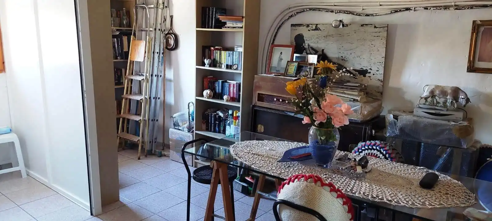 Sala de estar de Casa adosada en venta en Sant Martí de Riucorb