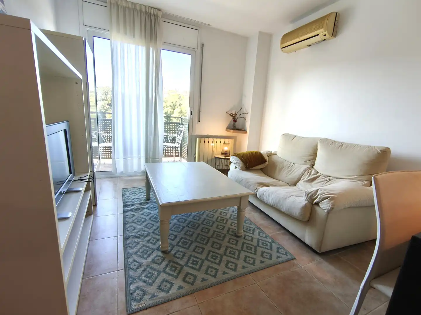 Sala d'estar de Pis en venda en Girona amb Calefacció i Terrassa