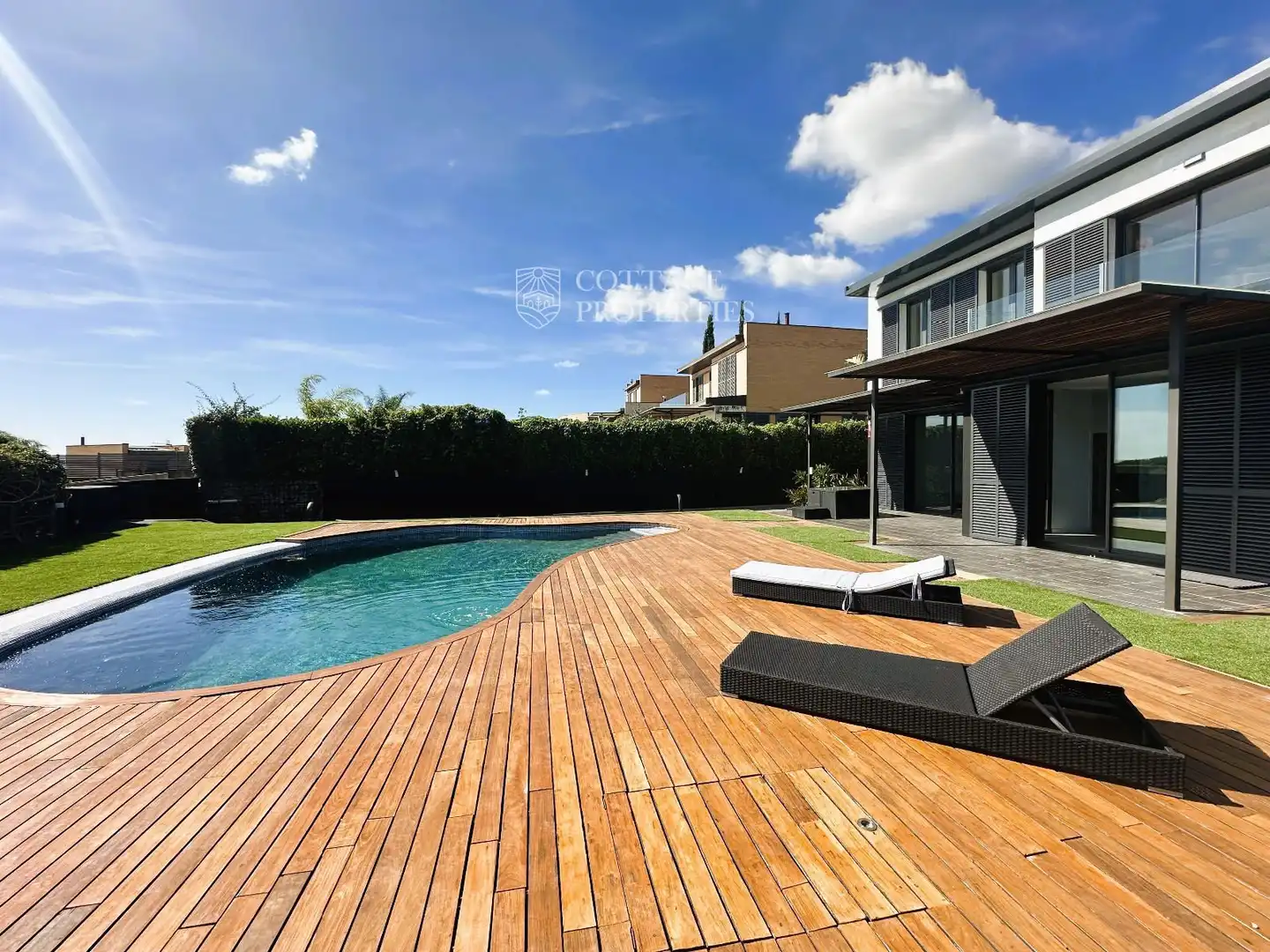 Terraza de Casa o chalet en venta en Sant Vicenç de Montalt con Aire acondicionado, Calefacción y Piscina