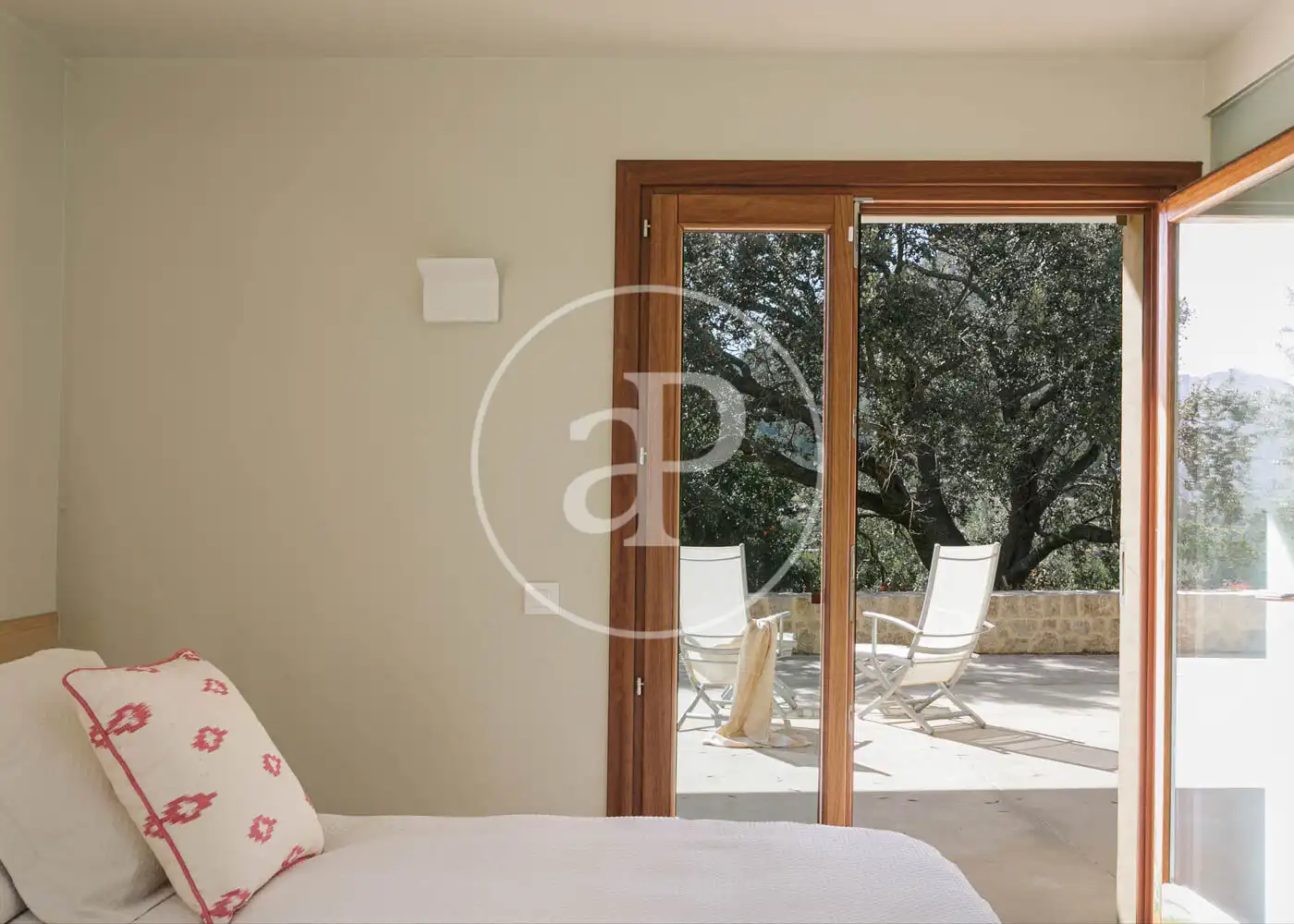 Bedroom of Houses for rent in Pollença  with Air Conditioner, Heating and Private garden