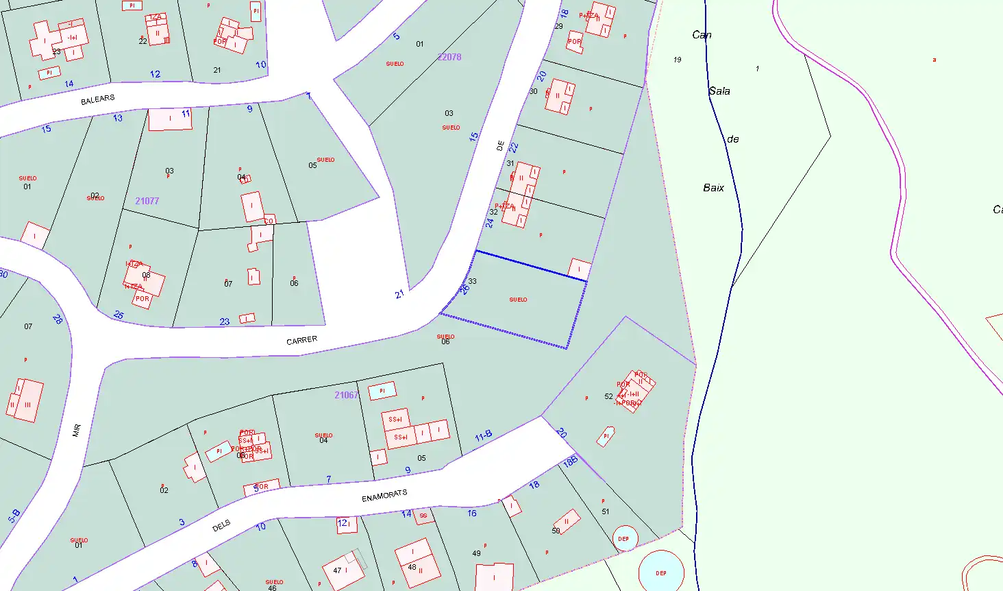 Residential land for sale in MORENETA