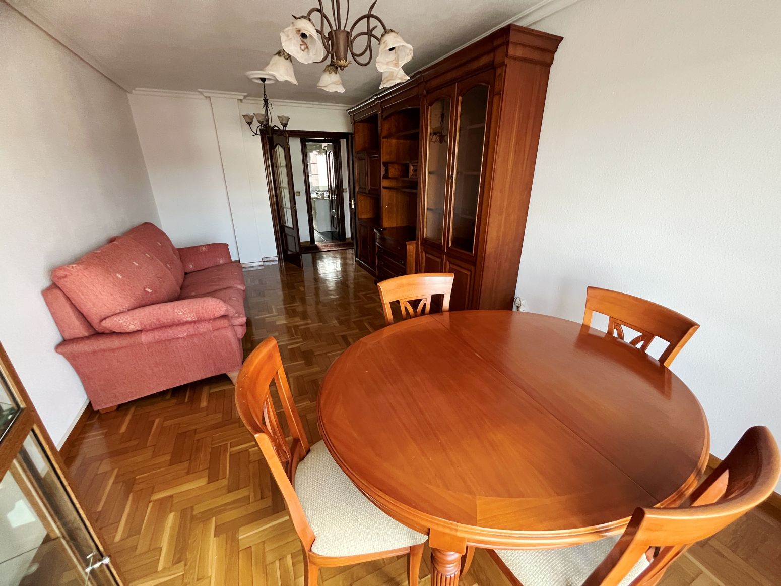 Dining room of Flat for sale in Avilés  with Heating, Parquet flooring and Terrace